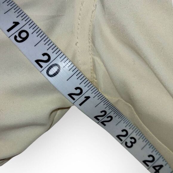 Lauren Ralph Lauren Down Jacket Womens Sz Small Puffer Faux Fur Ivory Zip Preppy - Picture 12 of 14